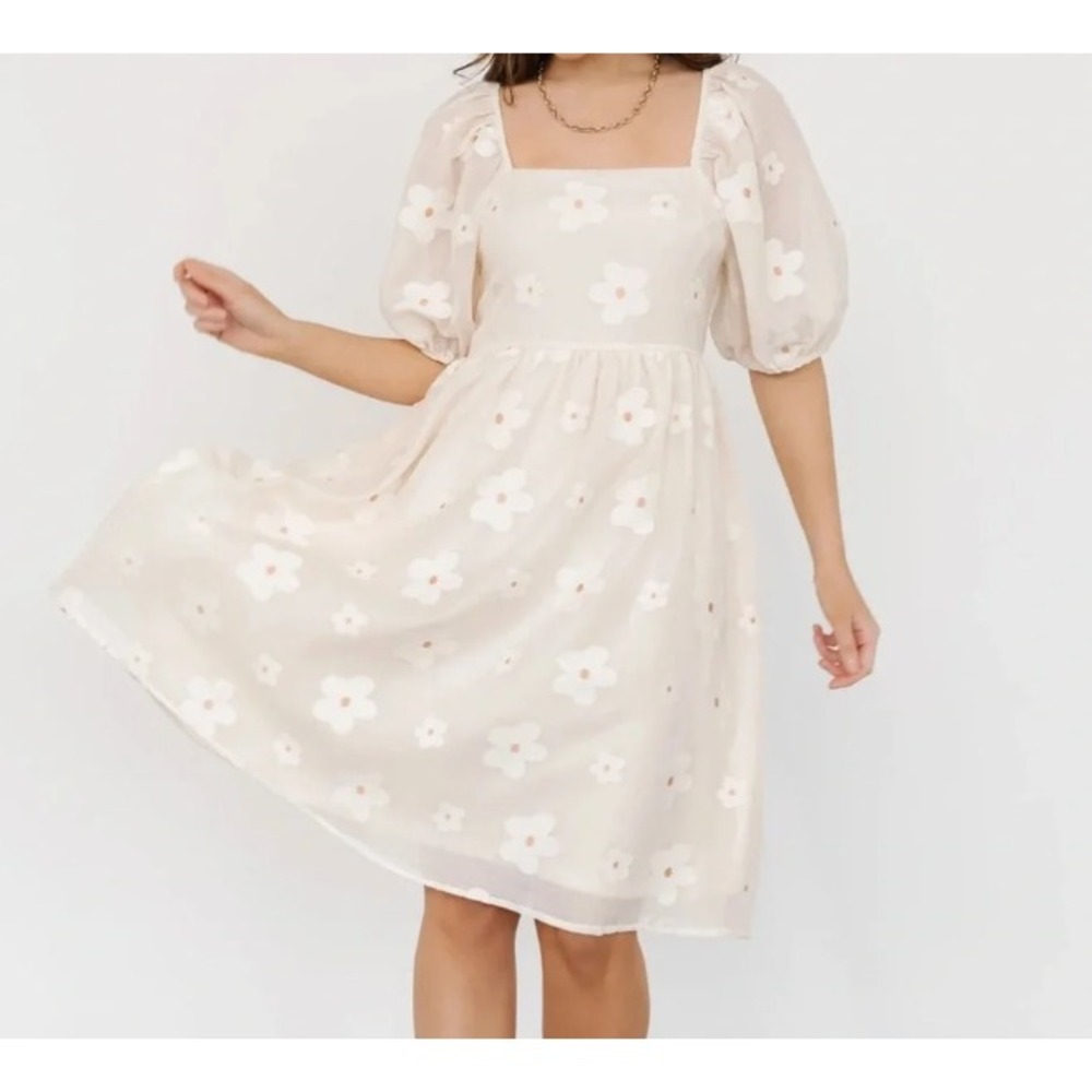 NWT Baltic Born Coquette Daisy Midi Dress Women 3XL Fairycore Soft Girl Romantic